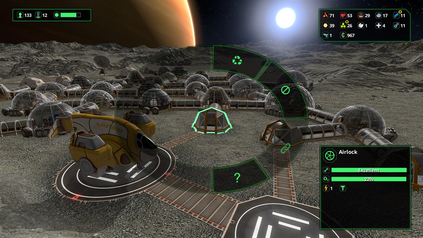 #6. Planetbase (Xbox) Podle: Madruga Works