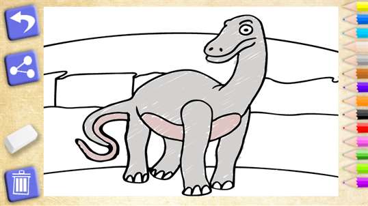 Dinosaurs coloring. Learning games for kid screenshot 1