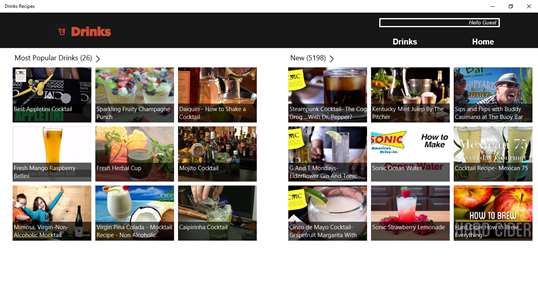 Drinks Recipes screenshot 1