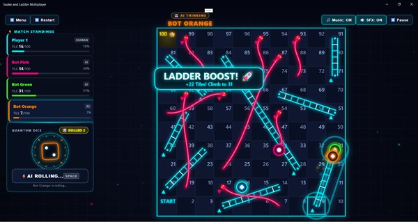 Snake and Ladder Multiplayer — 2
