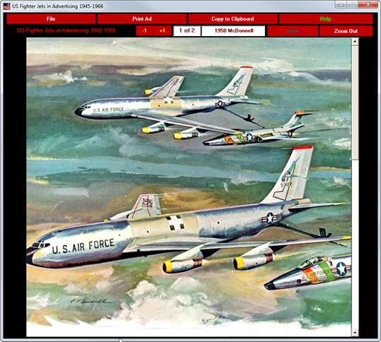 US Fighter Jets in Advertising 1945-1966 screenshot 2