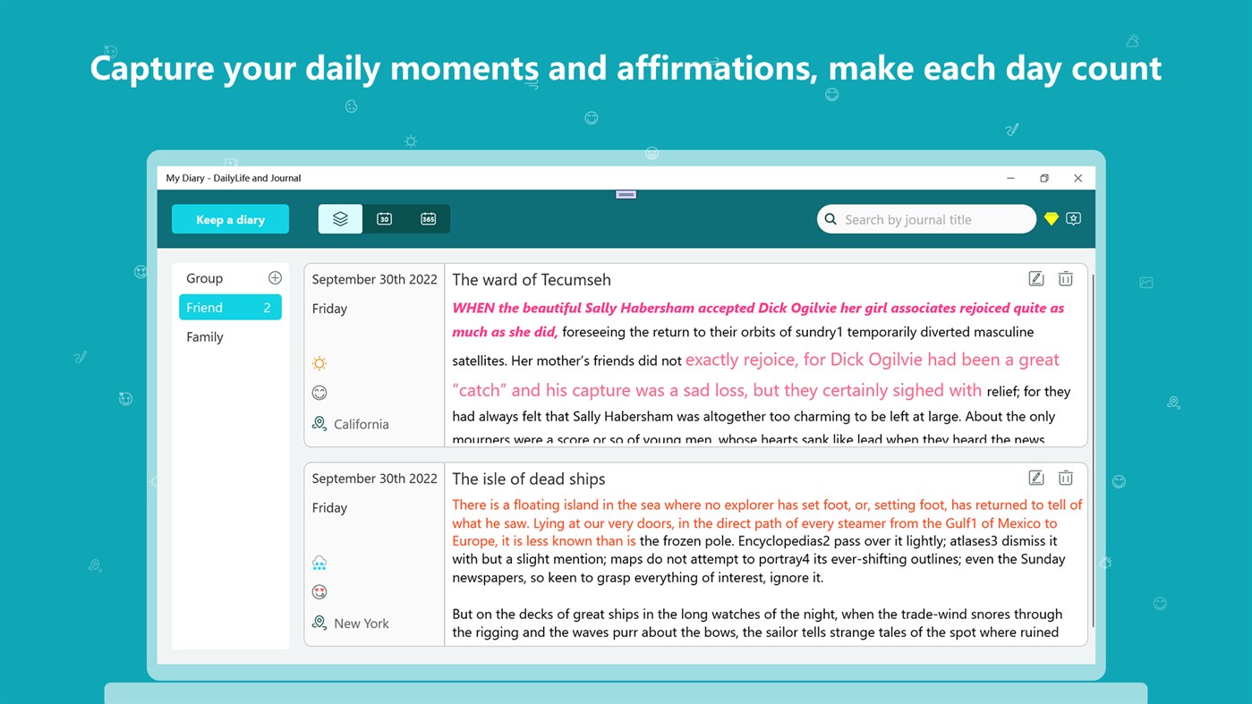 #3. My Diary - DailyLife and Journal (Windows) 由: learntechnologyapp