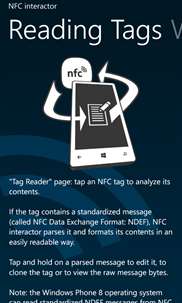 NFC interactor screenshot 2