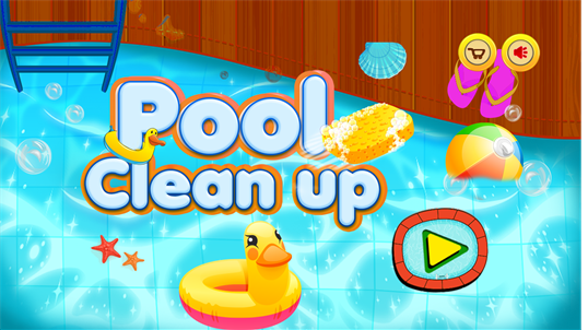 Kids Swimming Pool Repair - Clean Up The Pool For The Big Summer Party screenshot 1