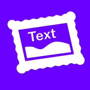 Text on photo