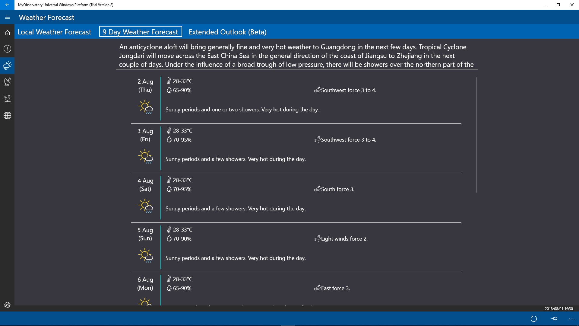 MyObservatory - Free download and install on Windows | Microsoft Store