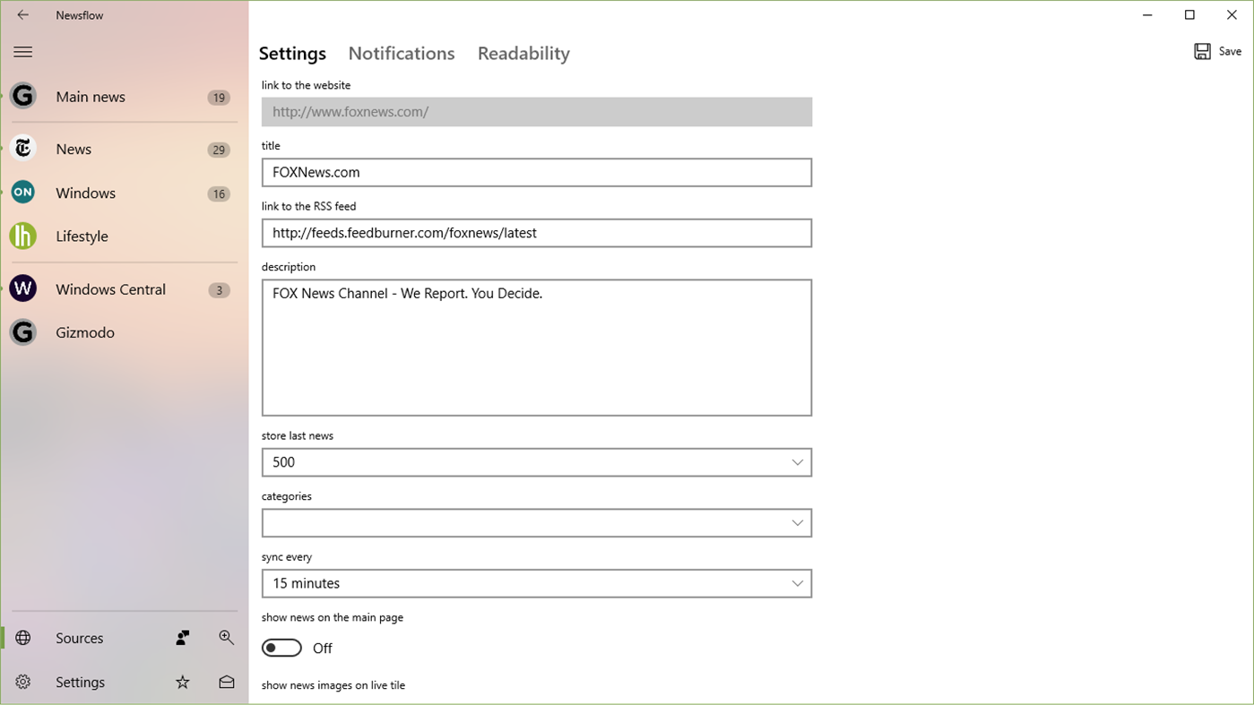 #7. Newsflow (Windows) 来自: MaxN