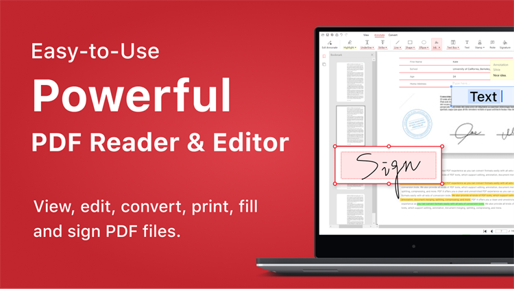 PDF X: PDF Editor & PDF Reader - PC - (Windows)