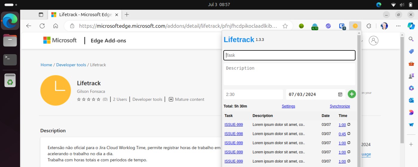 Lifetrack - Complemento de edge