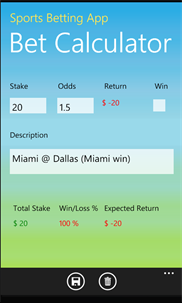Sports Betting App screenshot 1