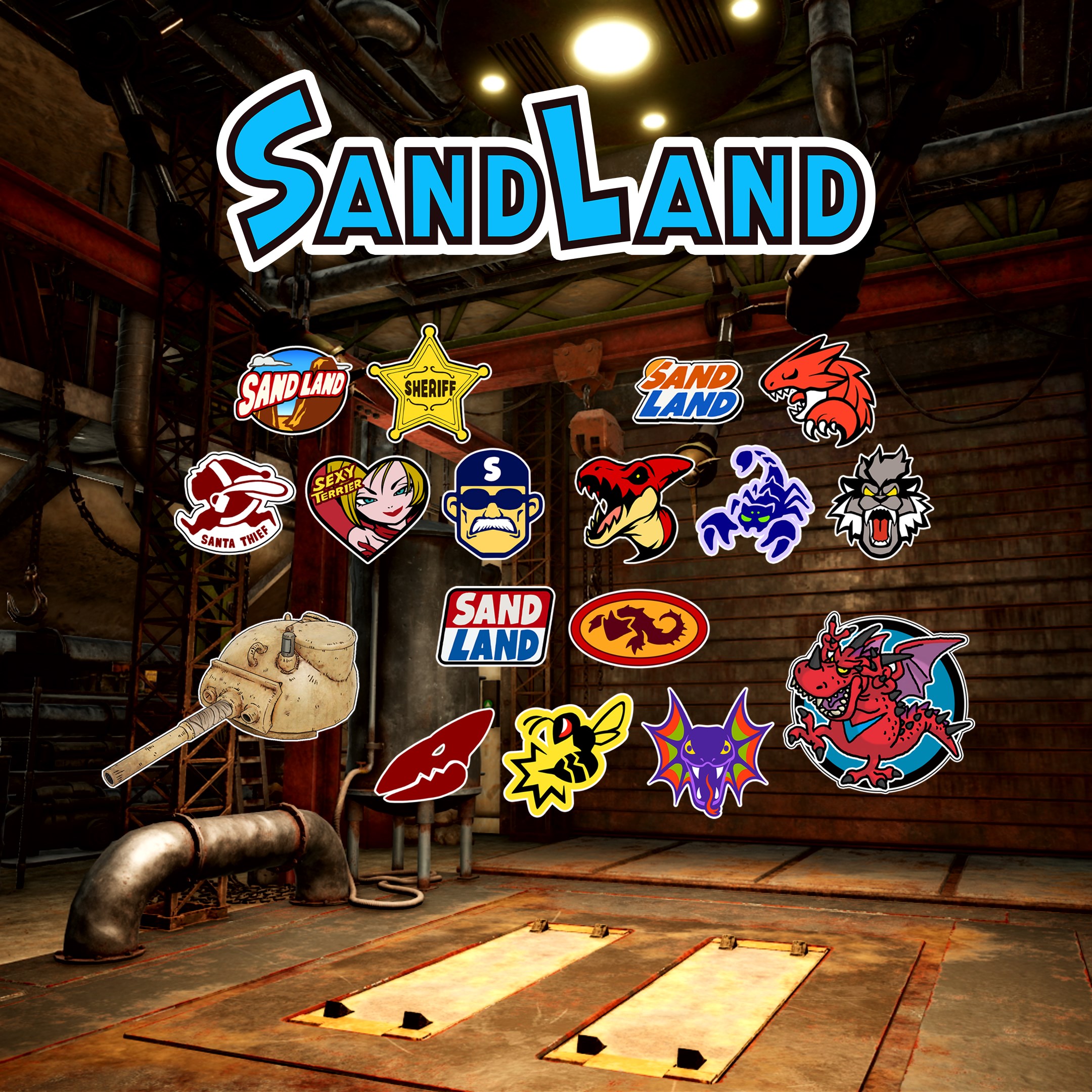 SAND LAND - Decal and Special Main Weapon Pack
