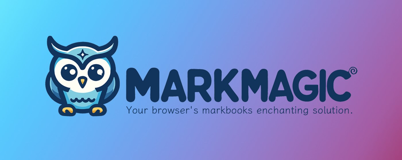MarkMagic - Effortless Bookmark Manager marquee promo image