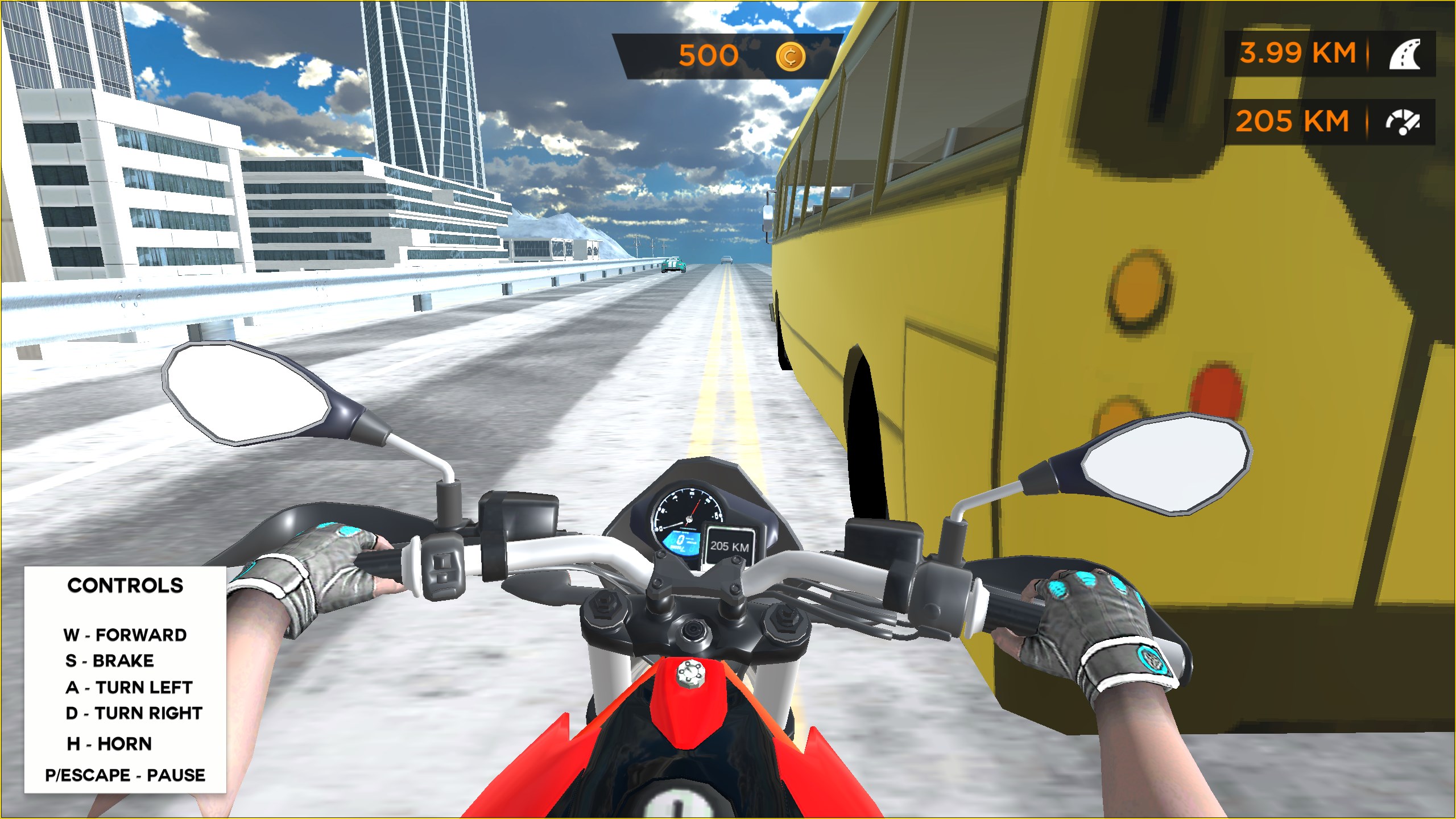 Traffic Moto Racer screenshot