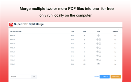 Super PDF Split Merge - Free PDF Merger & Splitter