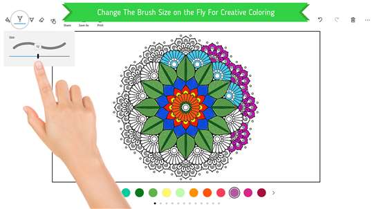 Coloring Books For Adults And Kids AntiStress Relaxing Artistic Mandalas screenshot 5