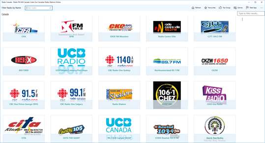 Radio Canada - Radio FM AM Canada: Listen live Canadian Radio Stations Online screenshot 7