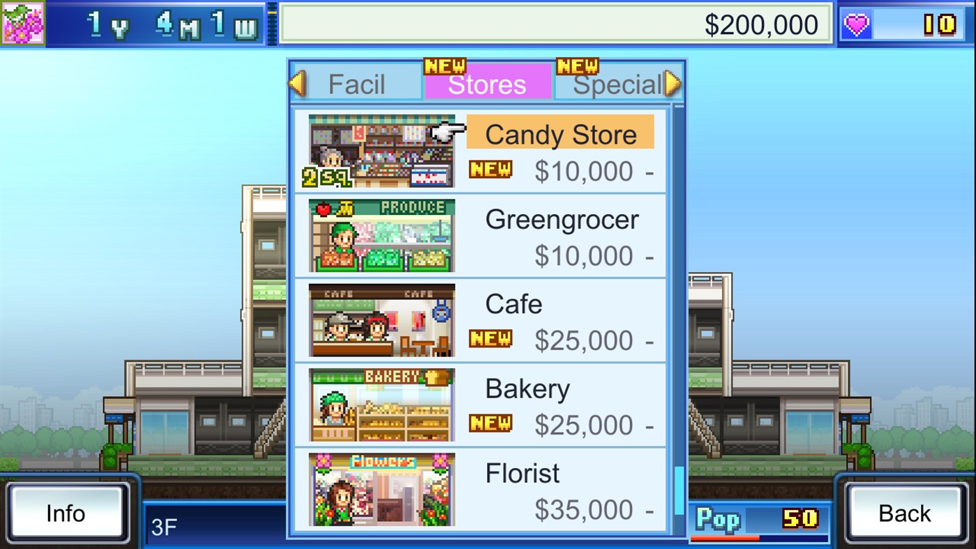 #2. Mega Mall Story (Xbox) 由: Kairosoft