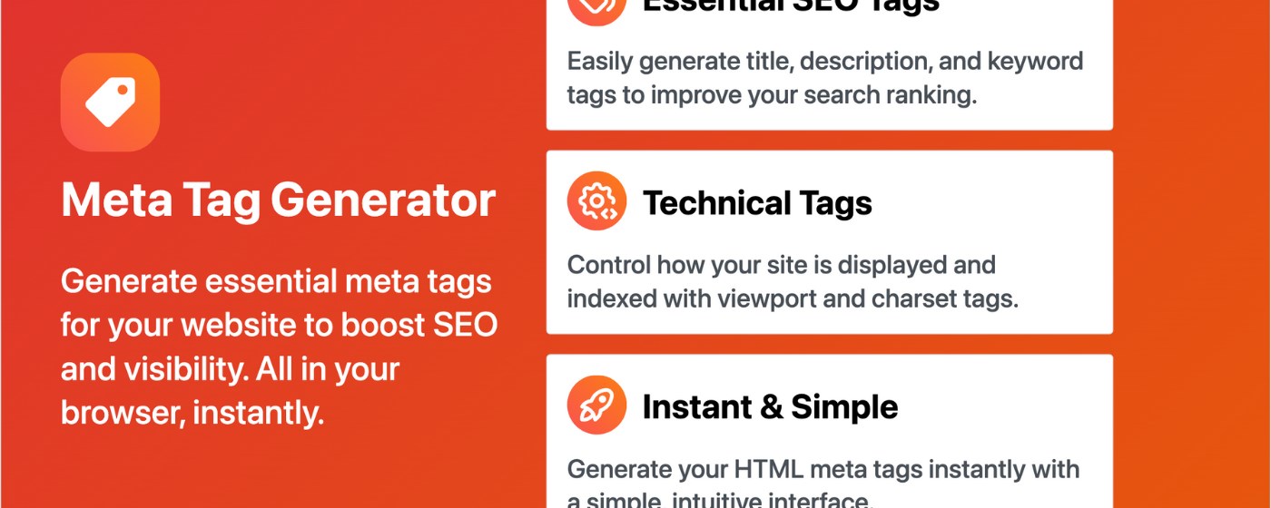 Meta Tag Generator