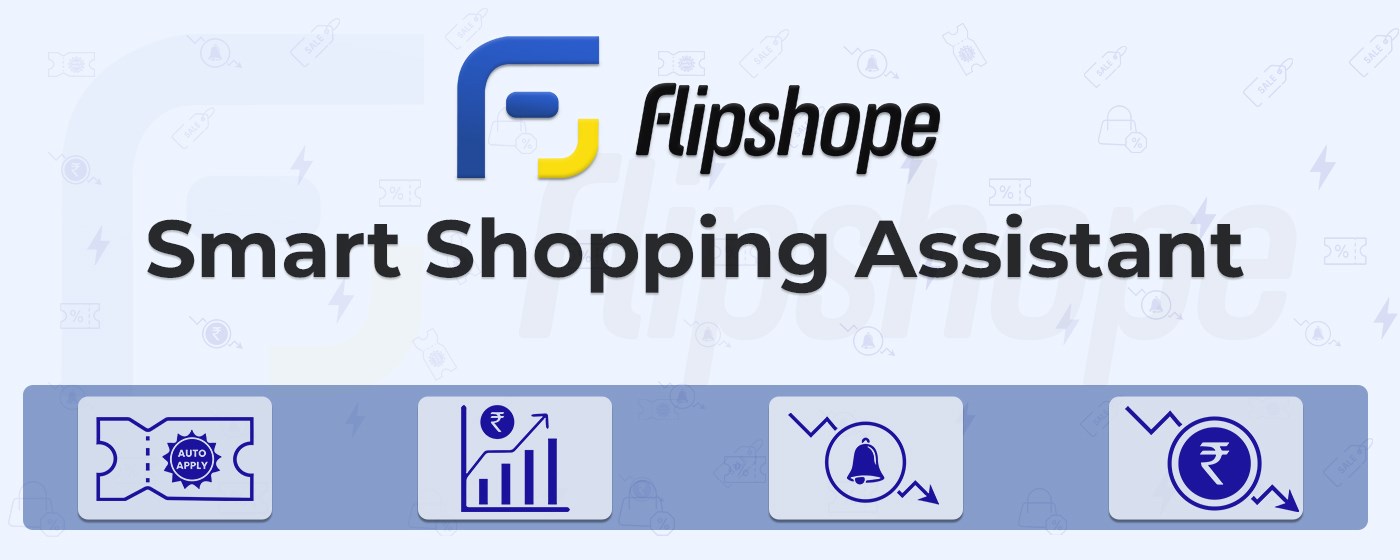 Flipshope: Price Tracker and much more marquee promo image