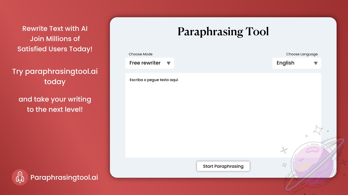 #1. Paraphrasing Tool AI (Windows) Przez: Paraphrasingtoolai