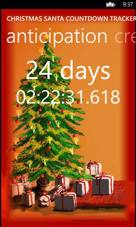 Christmas Santa Countdown Tracker days until xmas Screenshots 1