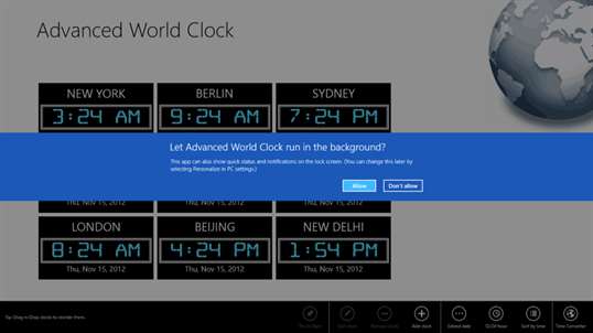 Advanced World Clock screenshot 6