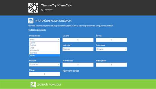 KlimaCalc by Thermotry screenshot 1