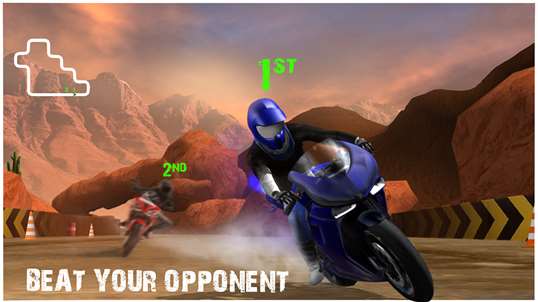 Bike Racer City Highway - Motorcycle Stunts Racing screenshot 2