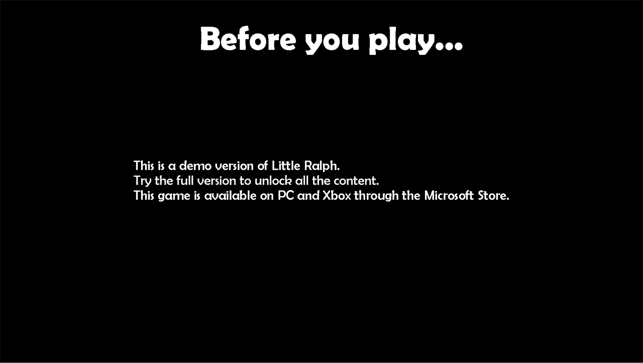 Little Ralph - Trial screenshot 1