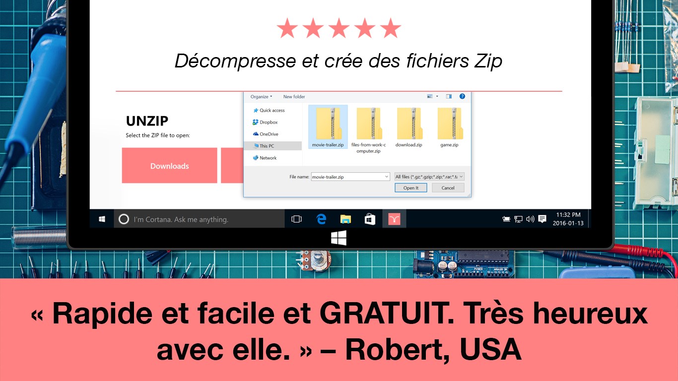 Recevoir Zip Opener Microsoft Store Fr Fr