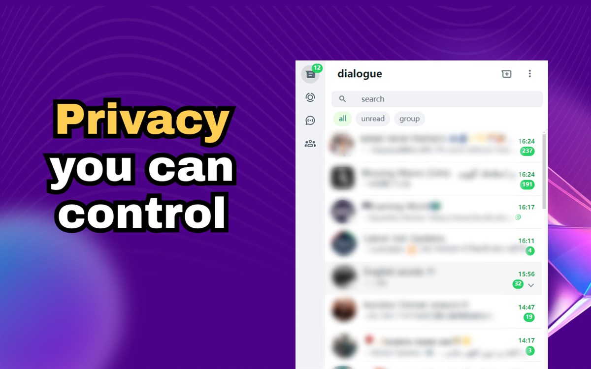 Privacy Extension: Chat Lock & Blur & Hide | WASBB.COM