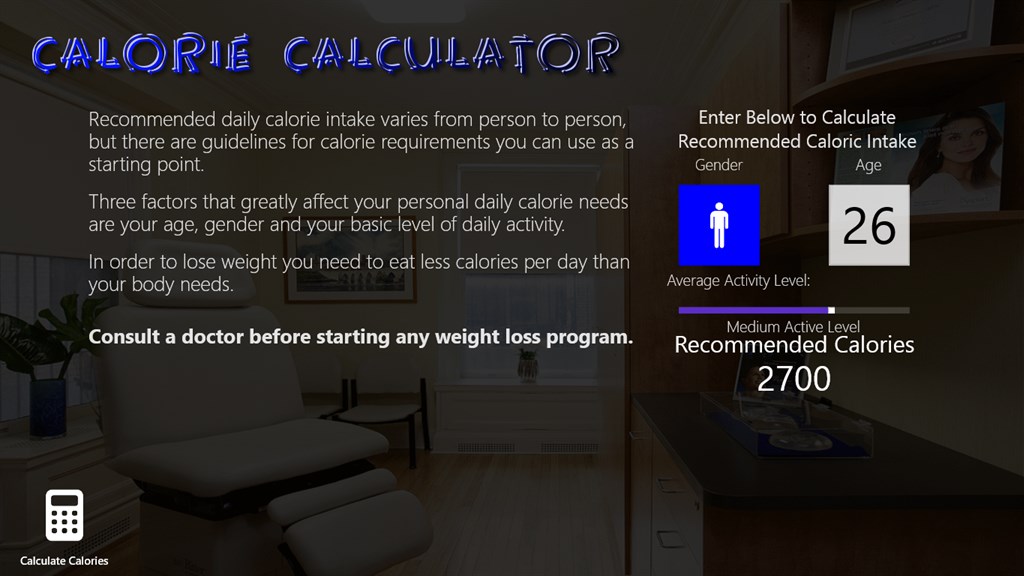 Calorie Calculator: Determine Daily Caloric Intake