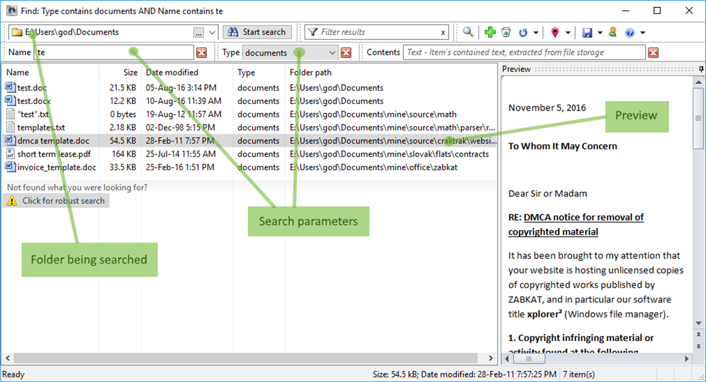 #1. DeskRule - desktop search engine (Windows) By: ZabKat