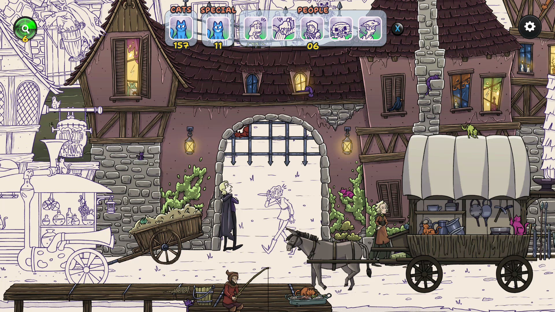 Hidden Cats in Spooky Village — скриншот 8