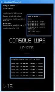 Console WP8 screenshot 4