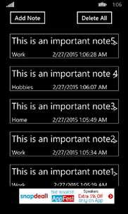 My Notes 8.1 screenshot 1