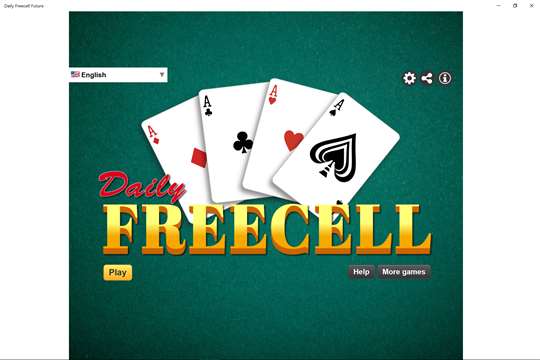Daily Freecell Future screenshot 1
