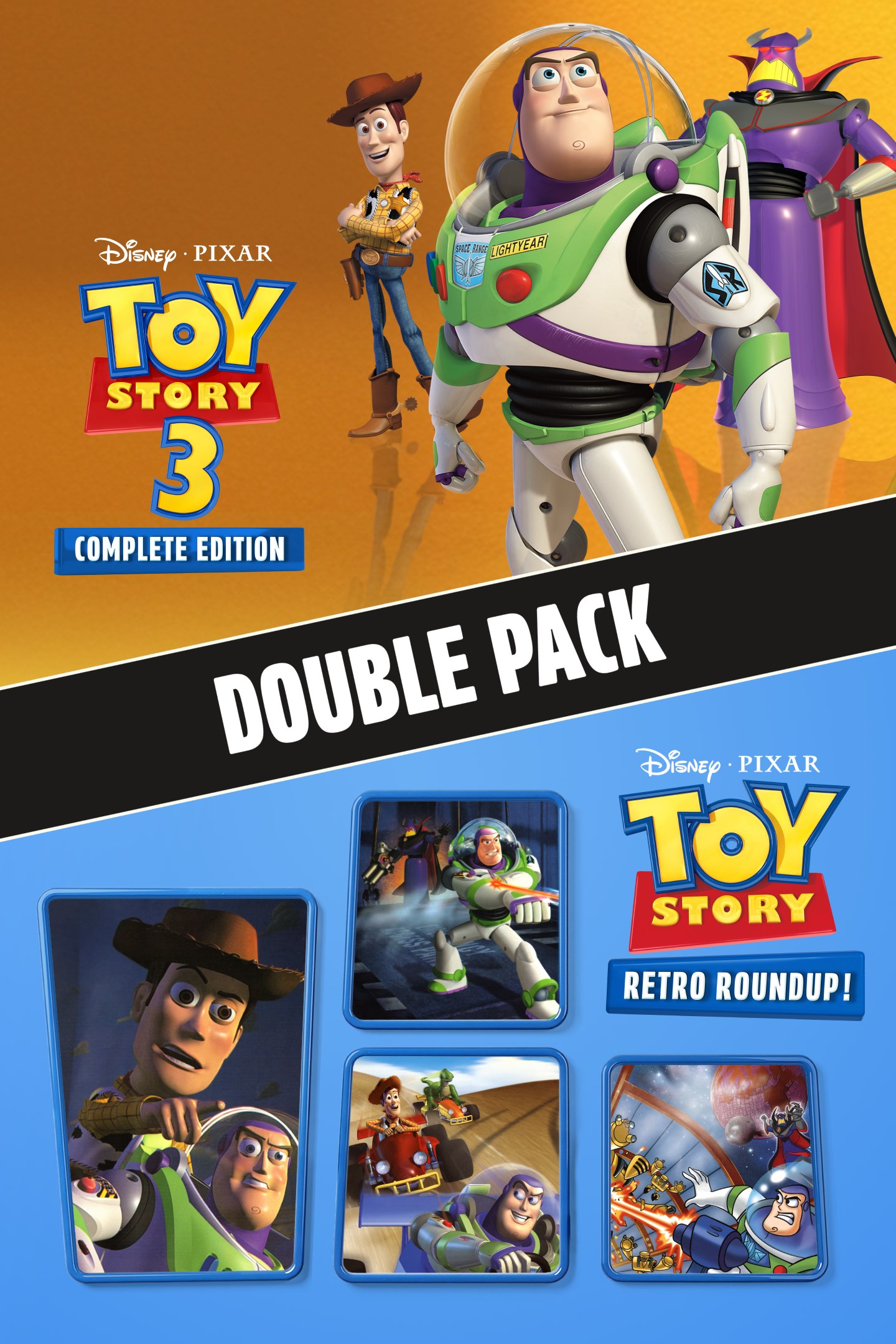 Disney•Pixar Toy Story: Retro Roundup! + Toy Story 3 Complete Edition Double Pack