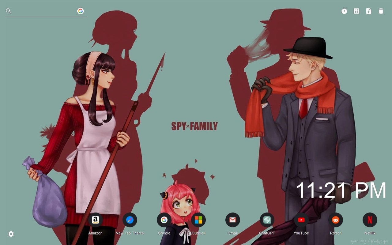 Spy X Family New Tab