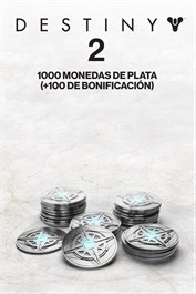 1000 (+100 de bonificación) de Plata de Destiny 2 (PC)