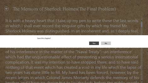 The Memoirs of Sherlock Holmes eBook Screenshots 2
