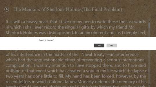 The Memoirs of Sherlock Holmes eBook screenshot 2