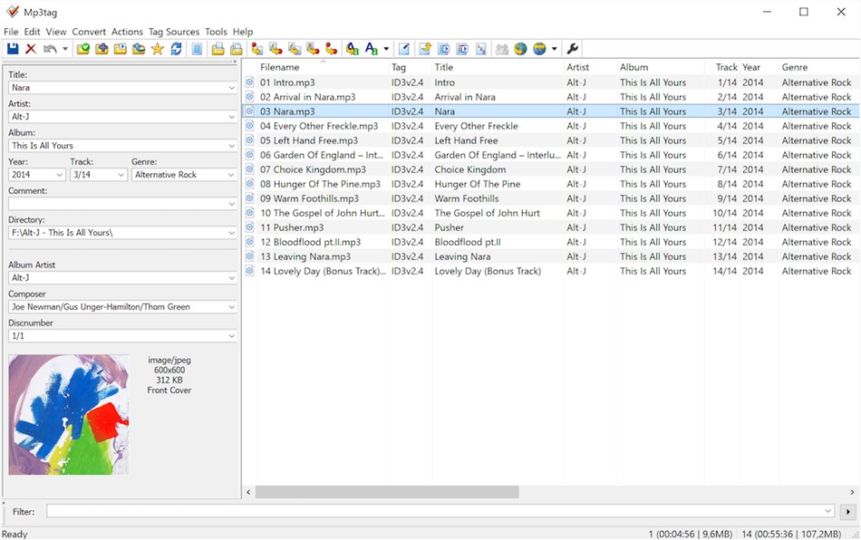 Mp3tag (Windows) Göre: Florian Heidenreich