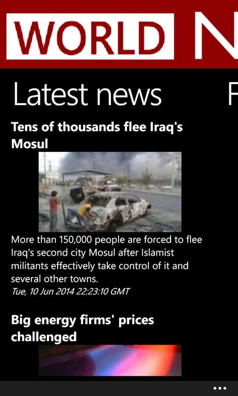 World News Screenshots 1