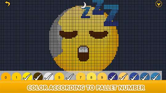 Emoji Color By Number: Pixel Art, Sandbox Coloring Book screenshot 6
