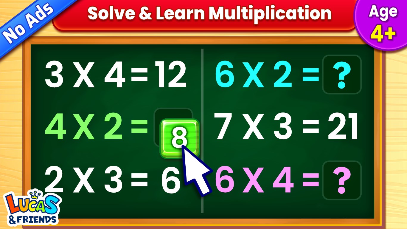 Multiplication Kids: Math Multiplication Tables Images 1