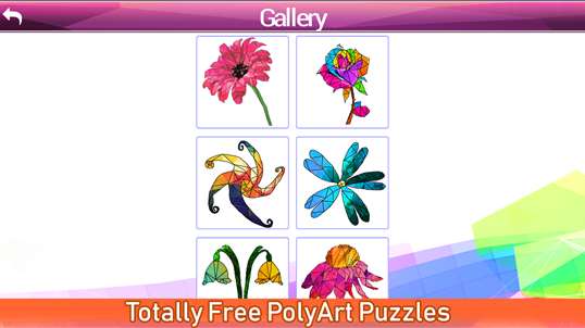Flowers Poly Art - Color By Number screenshot 5