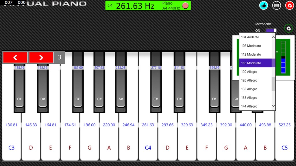 PC 73 Virtual Piano Keyboard - Free download and software reviews