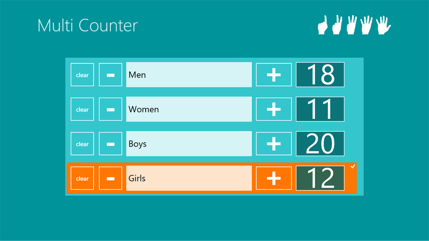 #2. Multi Counter (Windows) 由: Crispy Apps