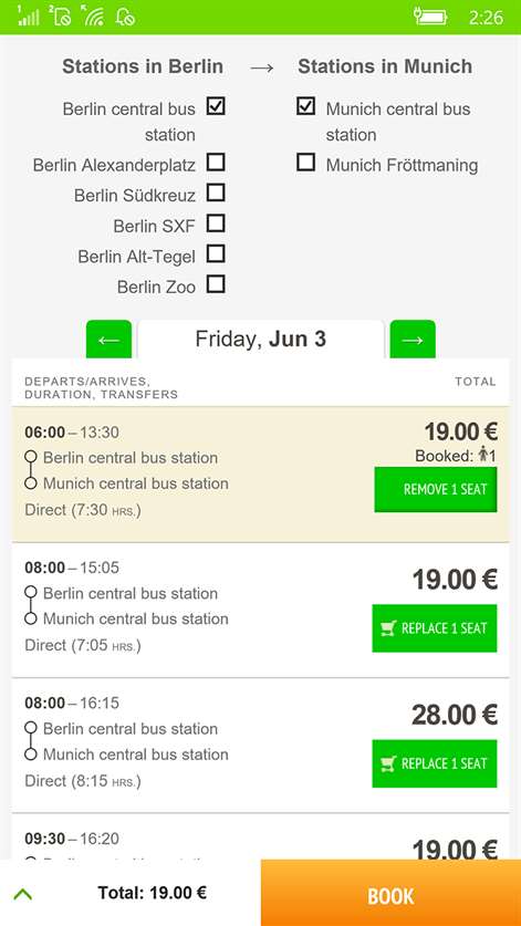 FlixBus Screenshots 2